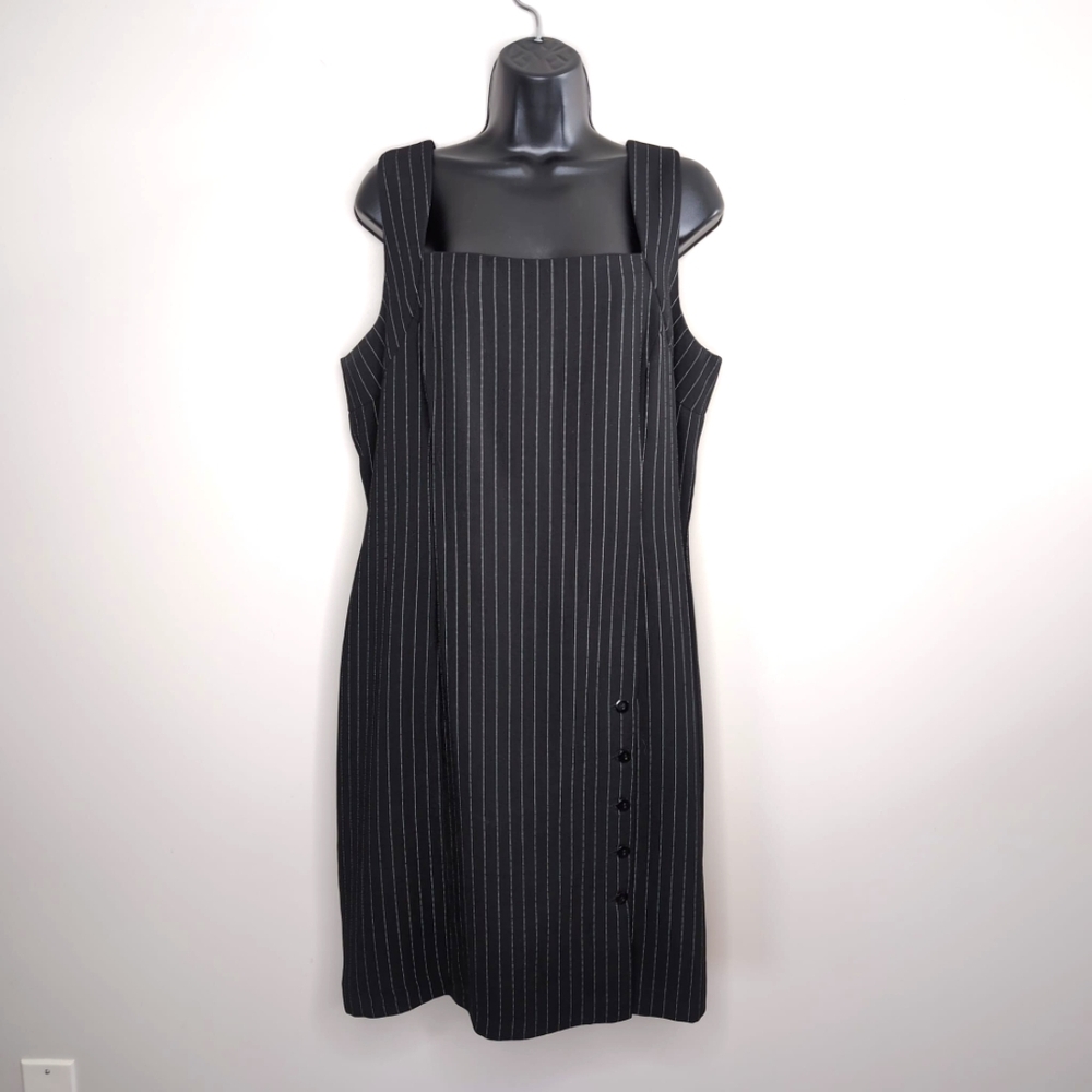 Joseph Ribkoff Canada Vintage Nautical Retro Mod 60s Sheath Mini Dress 14
